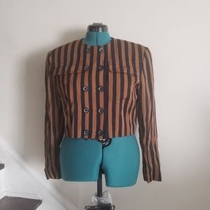 Vintage Mondi Cropped Blazer Jacket